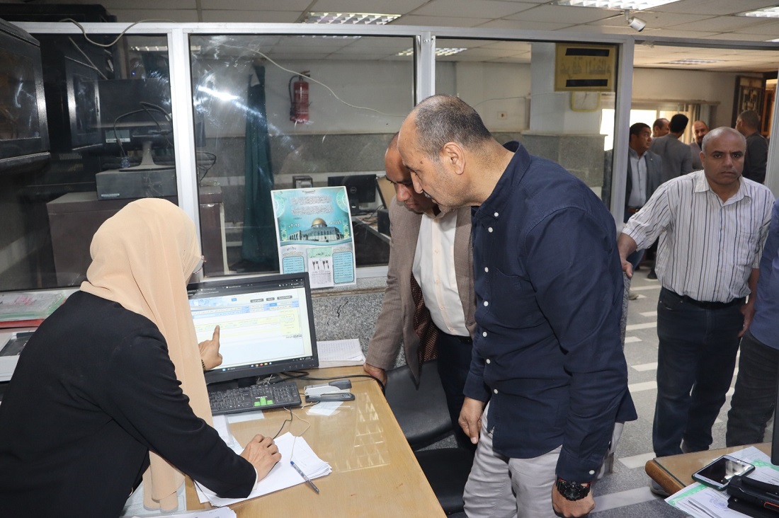 السكرتير العام المساعد يتابع العمل بملف التصالح